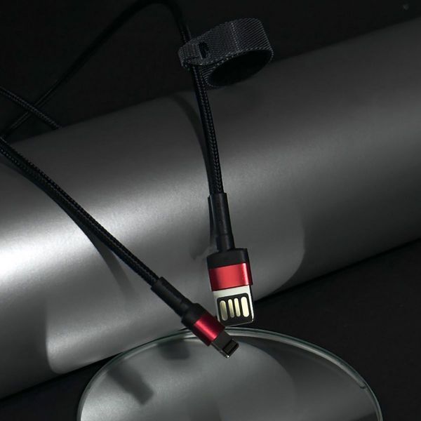 Кабель Baseus Cafule Lightning (CALKLF-GG1) Grey/Black 1m 224588 фото