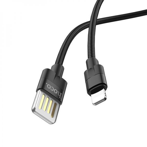 Кабель Hoco U55 Outstanding Lightning (1.2m) black 331154 фото