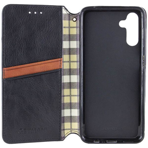 Шкіряний чохол книжка GETMAN Cubic (PU) для Samsung Galaxy M54 5G Чорний 272487 фото