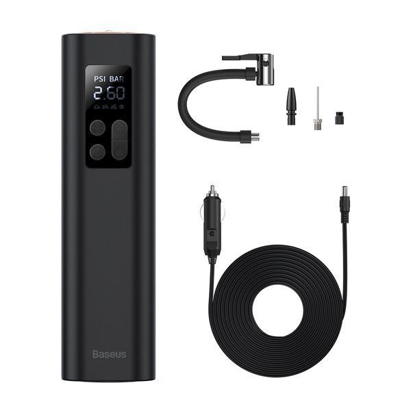Автокомпресор Baseus Super Mini Inflator Pump Black (CRCQ000001) 270816 фото