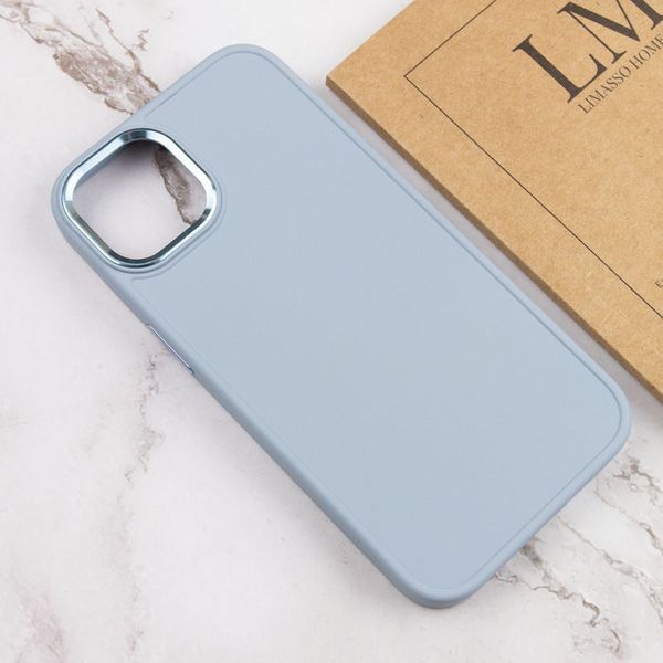 TPU чохол Bonbon Metal Style для Apple iPhone 14 (6.1") Блакитний / Mist blue 257165 фото