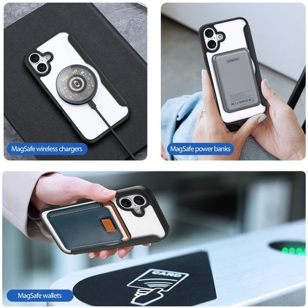 Чохол-книжка Dux Ducis Skin X Pro with MagSafe для Apple iPhone 16 (6.1") Black 322708 фото