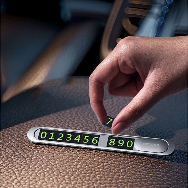 Паркувальна Карта Proove Parking Number Plate Metal Lock (AAPM00000005) dark gray 340260 фото