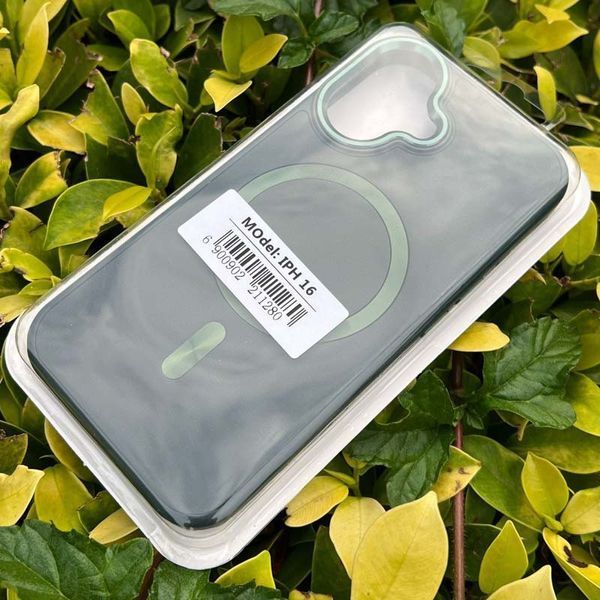 Шкіряний чохол SnapCase with MagSafe для Apple iPhone 16 (6.1") Green 329019 фото
