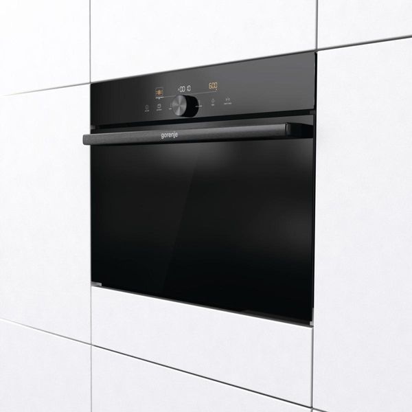 Духова шафа Gorenje електрична компактна, 50л, A+, дисплей, ф-ція мікрохвиль, чорний (BCM4547DG) 367004 фото