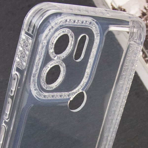 Чохол TPU Starfall Clear для Xiaomi Poco C51 Прозорий 270462 фото