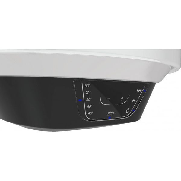 Водонагрівач електр. Ariston круглий слім PRO1 ECO 65 V SLIM 1.8K PL EU, 65л, 1,8кВт, ел. кер-ння, B, білий 362872 фото