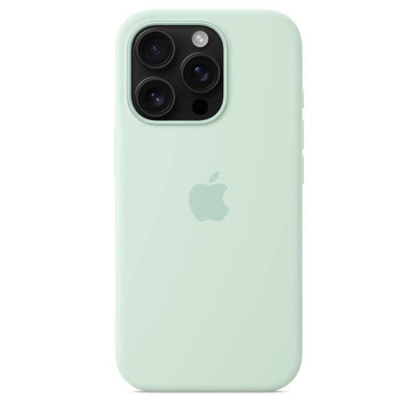 Чохол-накладка Apple iPhone 16 Pro Apple Silicone Case MagSafe Aquamarine 356904 фото