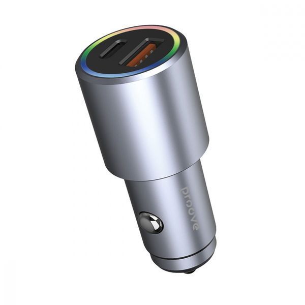 АЗП Proove Double Energy Plus 53W (USB + Type-C) (ACDE53110004) Metal Gray 286753 фото