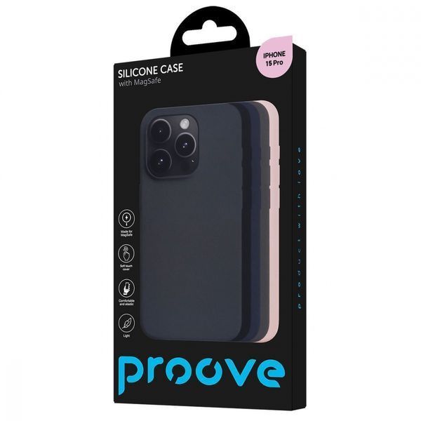 Чохол Proove Silicone Case with Magnetic Ring iPhone 15 Pro clay (PCSMIP15P022) 338773 фото