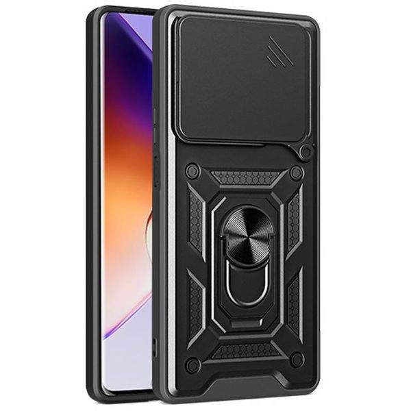Чохол Ummi Camshield Serge Ring для Xiaomi Poco M7 Pro 5G Чорний 390760 фото