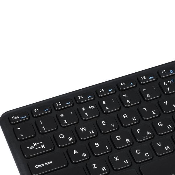 Клавіатура ножнична 2E KT100 78key, WL, EN/UK, чорний (2E-KT100WB_UA) 364471 фото