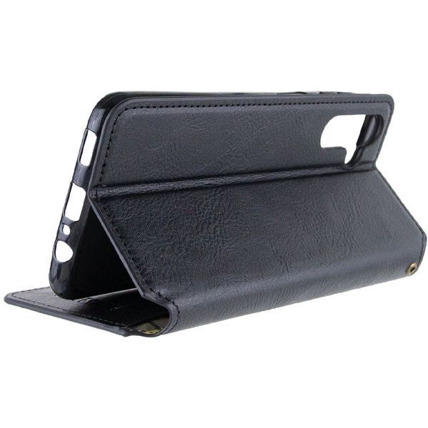 Шкіряний чохол книжка GETMAN Cubic (PU) для Samsung Galaxy M54 5G Чорний 272487 фото