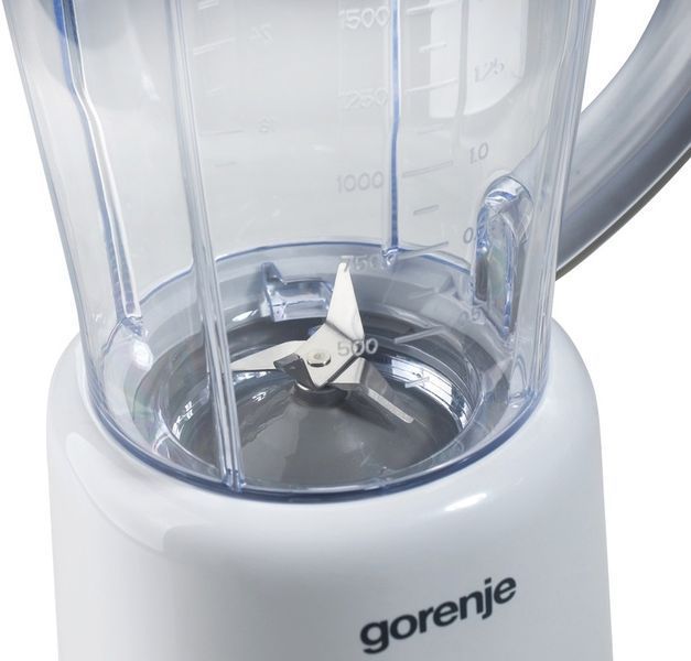 Блендер Gorenje стаціонарний 500Вт, чаша-1500мл, білий (B500XG) 366425 фото