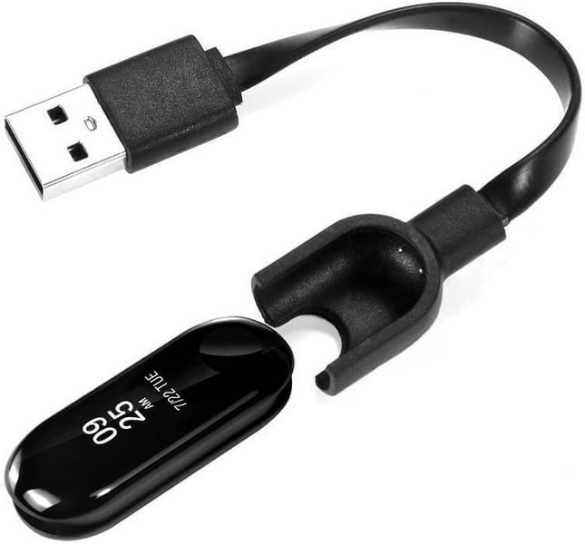 USB Кабель для Xiaomi Mi Band 3 Black 125489 фото