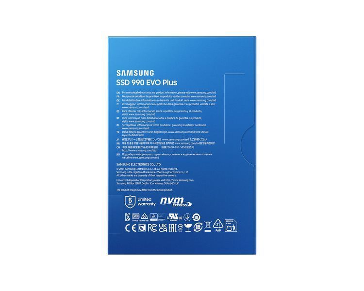 Твердотільний запам&rsquo;ятовувальний пристрій накопичувач (SSD) G5 M.2 NVME 1TB 990EVOPLUS MZ-V9S1T0BW SAMSUNG 337104 фото