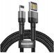Кабель Baseus Cafule Lightning (CALKLF-GG1) Grey/Black 1m 224588 фото 1