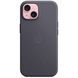Чохол-накладка Apple iPhone 15 Plus FineWoven Case with MagSafe - Black (MT423) 277641 фото 2