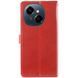 Шкіряний чохол-книжка GETMAN Gallant (PU) для TECNO Spark Go 1 (KL4) Червоний 358673 фото 5