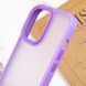 TPU+PC чохол Metal Buttons для Apple iPhone 15 Pro (6.1") Бузковий 275288 фото 5
