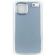 TPU чохол Bonbon Metal Style для Apple iPhone 14 (6.1") Блакитний / Mist blue 257165 фото 6