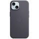 Чохол-накладка Apple iPhone 15 Plus FineWoven Case with MagSafe - Black (MT423) 277641 фото 1