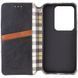 Шкіряний чохол книжка GETMAN Cubic (PU) для Xiaomi Redmi Note 13 5G Чорний 345662 фото 3