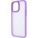 TPU+PC чохол Metal Buttons для Apple iPhone 15 Pro (6.1") Бузковий 275288 фото 3