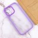 TPU+PC чохол Metal Buttons для Apple iPhone 15 Pro (6.1") Бузковий 275288 фото 4