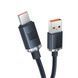Кабель Baseus Crystal Shine Series Fast Charging Data USB кабель USB To Type-C 100W 1.2m (CAJY000401) Black 260555 фото 2
