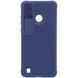 Чехол Camshield TPU со шторкой защищающей камеру для TECNO POP 4 Pro Синий 211404 фото 1