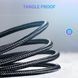 Кабель UGREEN US261 USB Type-C To USB Type-C 60W Round Cable Nickel Plating Aluminum Shell 3A 0.5m Black/Gray (50149) 278773 фото 6