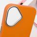 Чохол PC+Leather SGP with MagSafe для Apple iPhone 16 (6.1") Brown 322297 фото 6