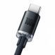 Кабель Baseus Crystal Shine Series Fast Charging Data USB кабель USB To Type-C 100W 1.2m (CAJY000401) Black 260555 фото 3