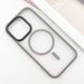 TPU+PC чохол Metal Buttons with MagSafe для Apple iPhone 16 Pro Max (6.9") Сірий 318289 фото 2
