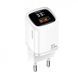 Зарядний Пристрій Usams T46 Digital Display USB-A/USB-C PD&QC3.0 33W 3A White 259447 фото 2