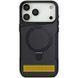 TPU+PC чохол Metal Buttons with MagSafe Carbon Ring для Apple iPhone 17 Air (6.5") Чорний 396666 фото 1