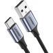 Кабель UGREEN US288 USB 2.0 To USB Type-C Cable Nickel Plating Aluminum Braid 3A 3m Black (60408) 278789 фото 1