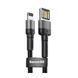 Кабель Baseus Cafule Lightning (CALKLF-GG1) Grey/Black 1m 224588 фото 2