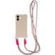 Чохол TPU CrossBody with straps для Apple iPhone 16 Plus (6.7") Antique White 359076 фото 1
