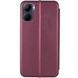 Шкіряний чохол (книжка) Classy для Realme C33 Бордовий 273658 фото 2