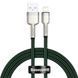 Кабель Baseus Cafule Series Metal Data USB кабель USB To IP 2.4A 2М (CALJK-B06) Green 252308 фото 1