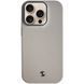 Чохол PC+Leather SGP with MagSafe для Apple iPhone 16 Pro (6.3") Grey 324303 фото 1