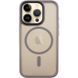 TPU+PC чохол Metal Buttons with MagSafe для Apple iPhone 16 Pro Max (6.9") Сірий 318289 фото 1