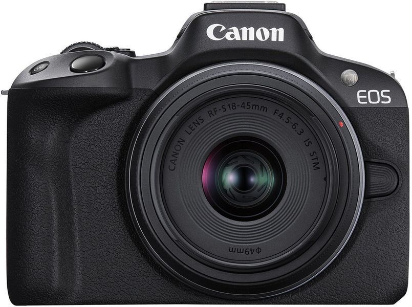 Цифр. фотокамера Canon EOS R50 + RF-S 18-45 IS STM + RF-S 55-210 IS STM Black 364651 фото