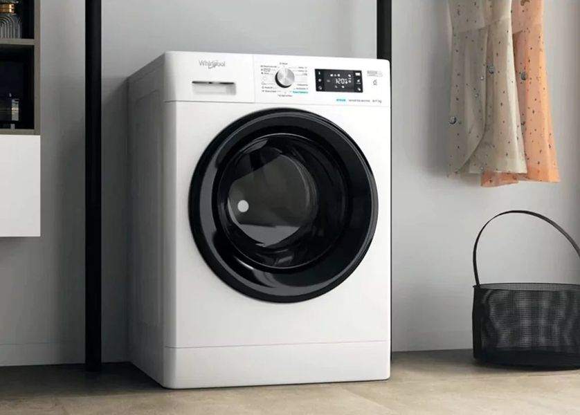 Прально-сушильна машина Whirlpool фронтальна, 9(7)кг, 1600, A+, 60см, дисплей, пара, інвертор, білий (FFWDB976258BVUA) 374947 фото