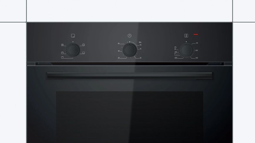 Духова шафа Bosch електрична, 71л, A, чорний (HBF011BA1T) 379613 фото