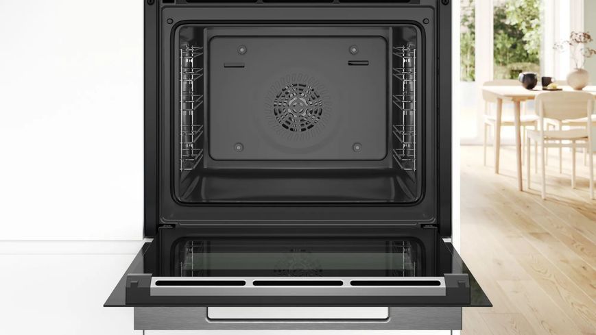 Духова шафа Bosch електрична, 71л, A+, дисплей, конвекція, білий (HBG7341W1) 367360 фото
