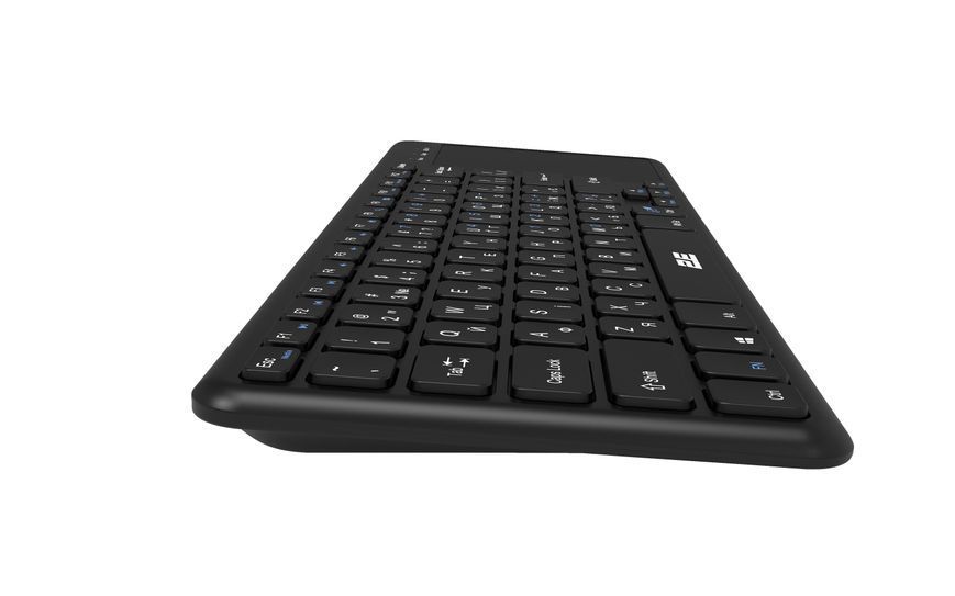 Клавіатура ножнична 2E KT100 78key, WL, EN/UK, чорний (2E-KT100WB_UA) 364471 фото