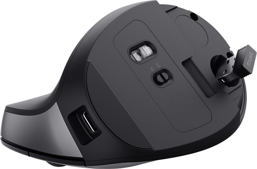 Миша Trust Bayo 2 Ergonomic, WL/USB-A, чорний (25145_TRUST) 363336 фото
